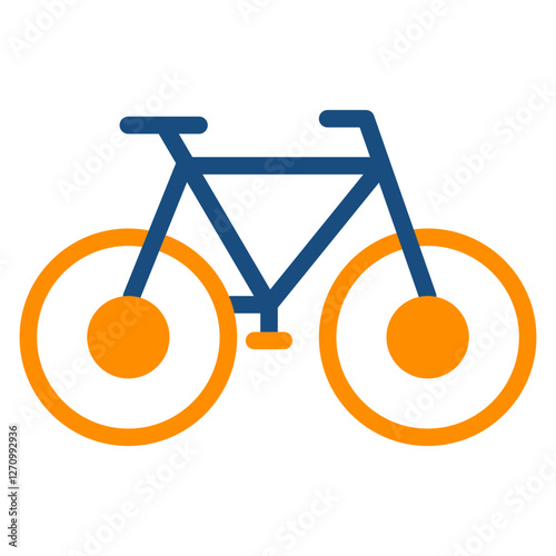 Bicycle Vector Design Icon Style