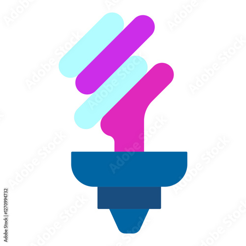 Neon Lights Vector Design Icon Style