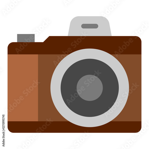 Vintage Camera Vector Design Icon Style