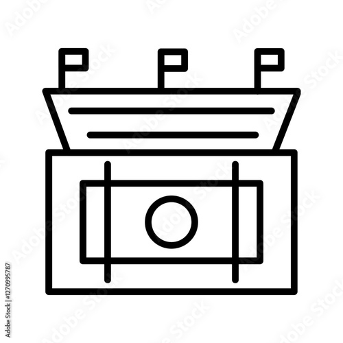 Sports Field Vector Icon