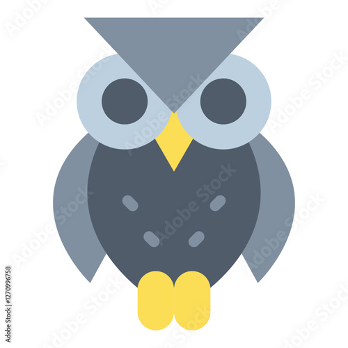 Owl Familiar Vector Design Icon Style