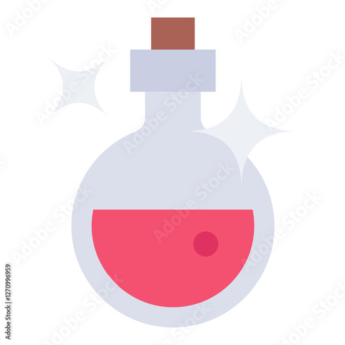 Potion Mixing Vector Design Icon Style