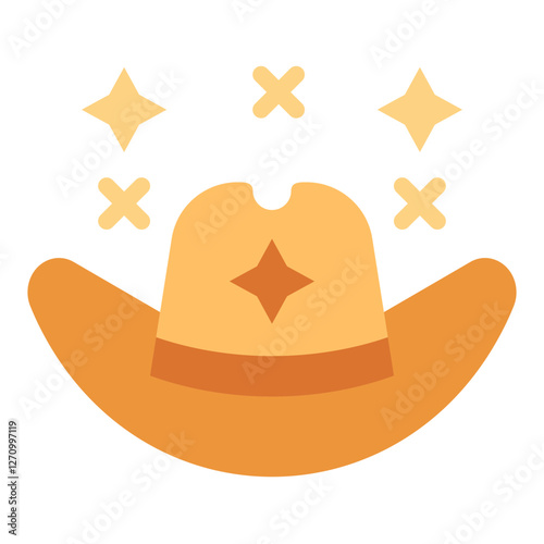 Starry Hat Vector Design Icon Style