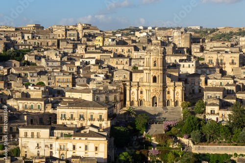 Modica, Italy (06th August 2025): Architecture of Modica in Val di Noto, southern Sicily, Italy