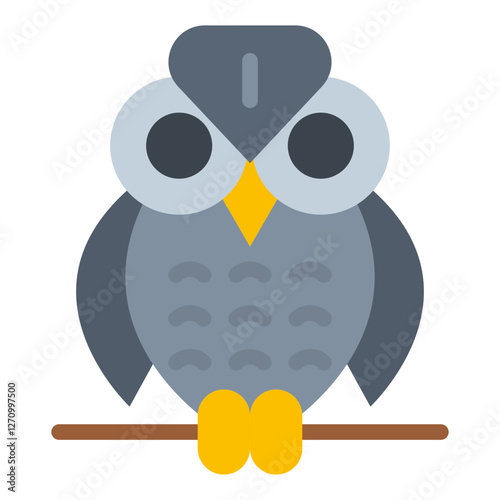 Owl Wings Vector Design Icon Style