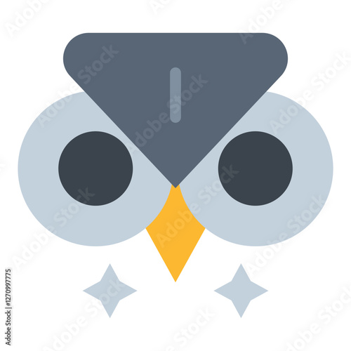 Owl Eyes Vector Design Icon Style