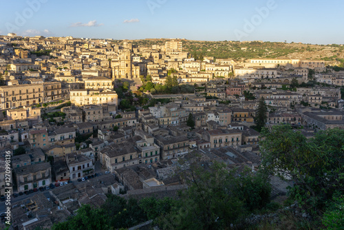 Modica, Italy (06th August 2025): Architecture of Modica in Val di Noto, southern Sicily, Italy