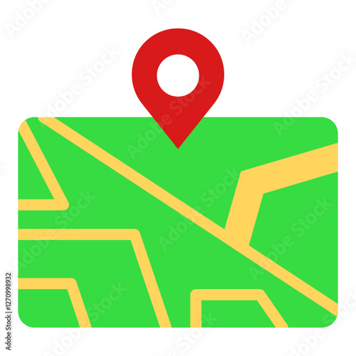 City Map Vector Design Icon Style