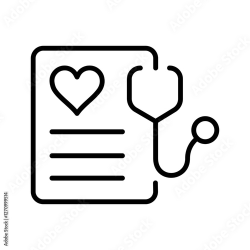 Health Checkup Vector Icon