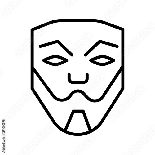 Anonymous Symbol Vector Icon