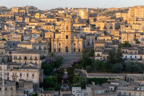 Modica, Italy (06th August 2025): Architecture of Modica in Val di Noto, southern Sicily, Italy