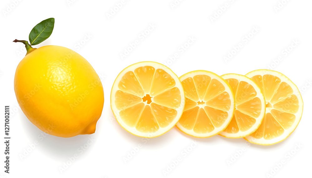 Fresh Oranges, Whole and Sliced, Ready for Juicy Imagery Fresh Oranges, Whole and Sliced, Ready for Juicy Imagery