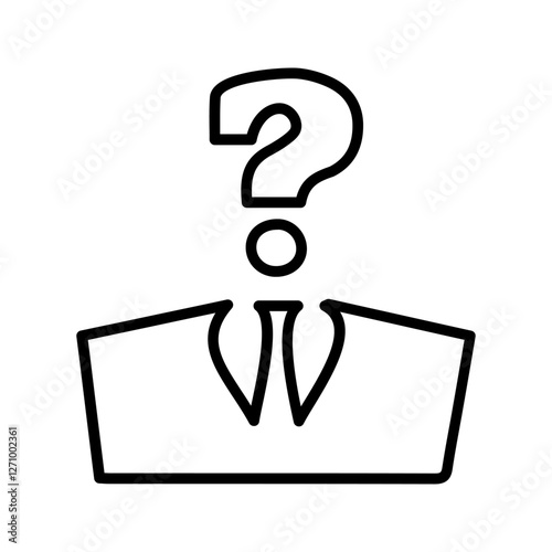 Mystery Person Vector Icon