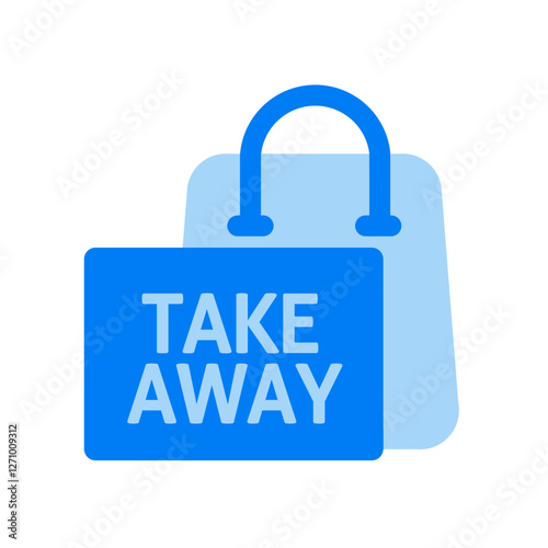 take away duo tone icon