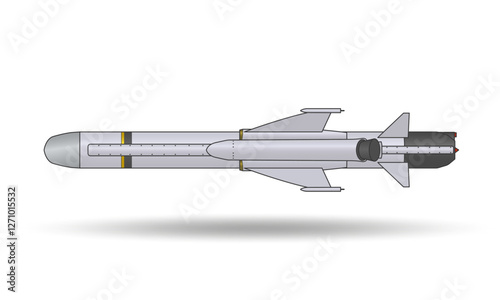 Anti ship missile with shadow