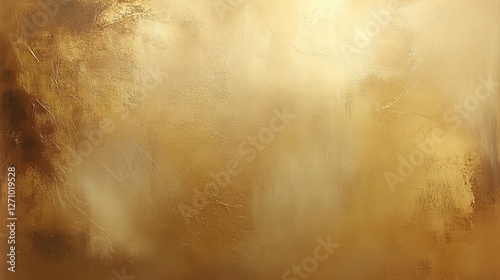 Golden abstract background, gold and brown hues, textured painting, art wall decor, modern minimalist design, warm tones,