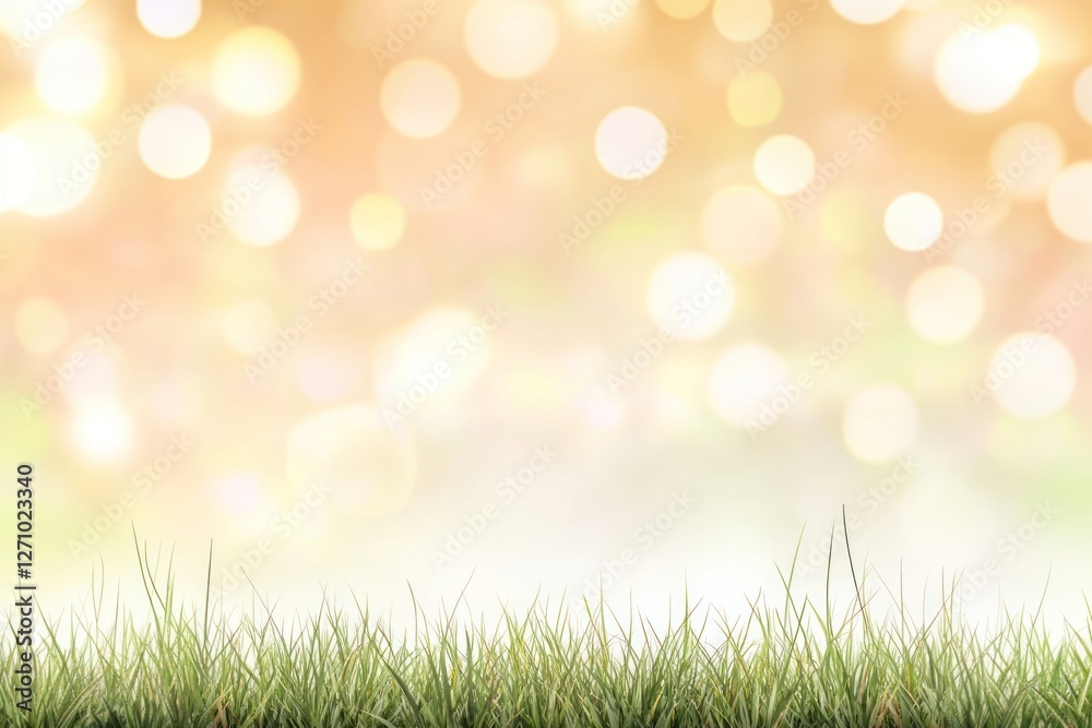 Fototapeta premium Grass background outdoors nature.