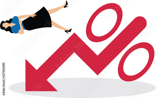 Interest rate and inflation percent impact economy