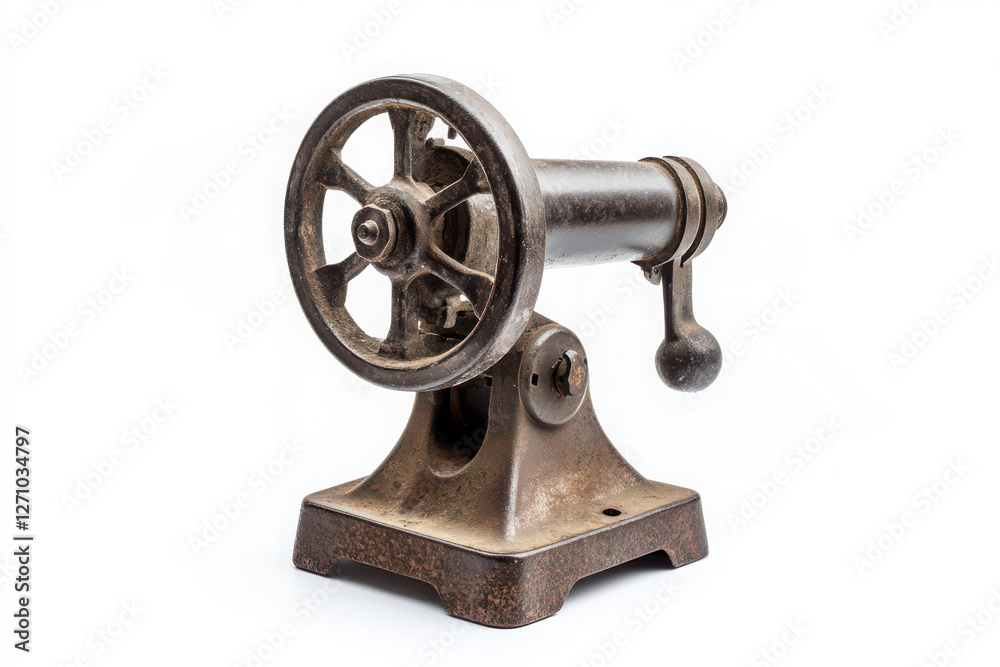 Obraz premium Feed grinder isolated on white background