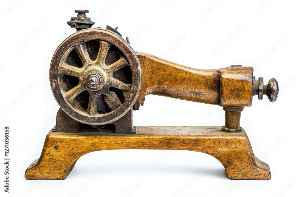 Obraz premium Feed grinder isolated on white background