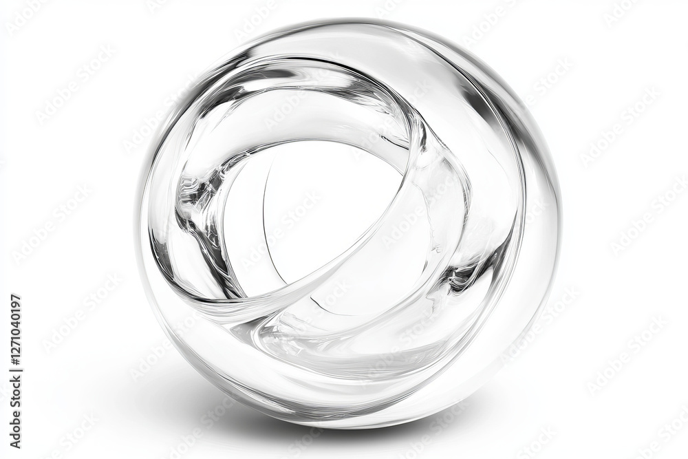Transparent bubble isolated on white background Transparent bubble isolated on white background
