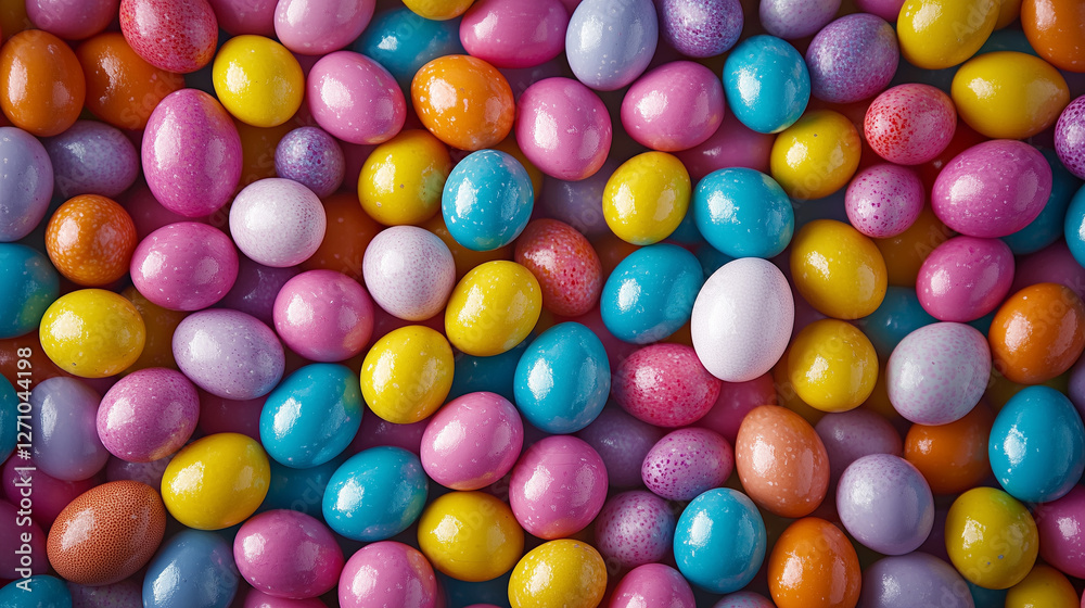 Background filled with colorful easter eggs Background filled with colorful easter eggs