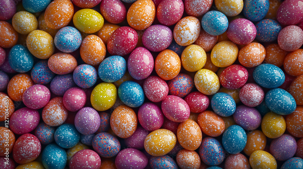 Background filled with colorful easter eggs Background filled with colorful easter eggs
