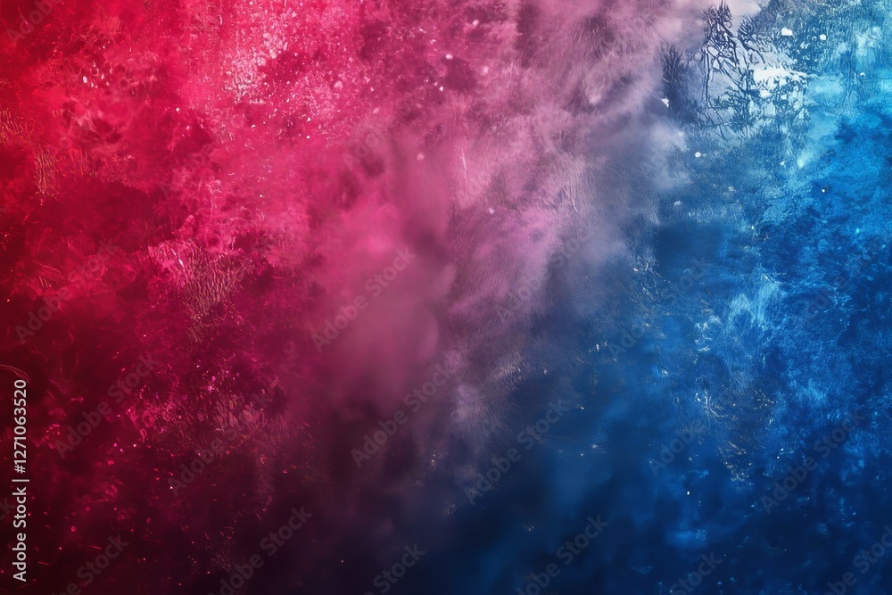 Red and Blue Gradient Background with a Grainy Texture, Generative AI Red and Blue Gradient Background with a Grainy Texture, Generative AI