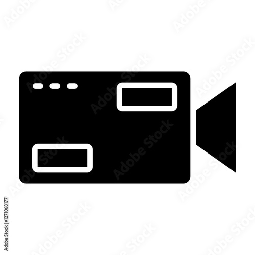 Video Camera glyph icon