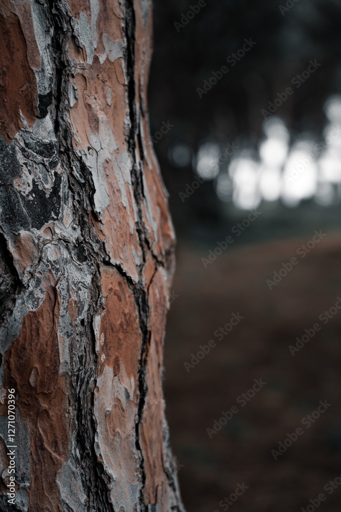 Fototapeta premium Hermosa y abstracta corteza de árbol viejo | Beautiful and abstract old tree bark