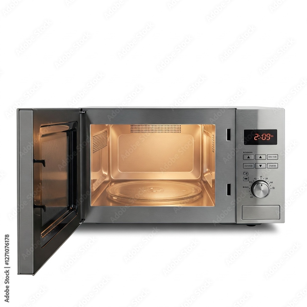 Obraz premium microwave oven isolated on white
