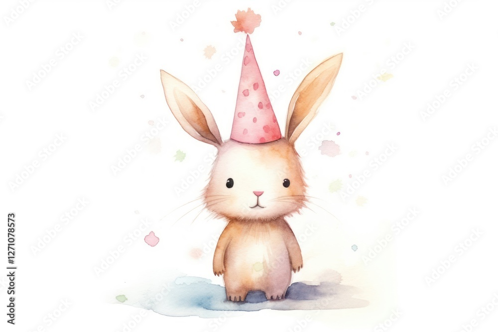 Obraz premium Cute rabbit rodent mammal animal.
