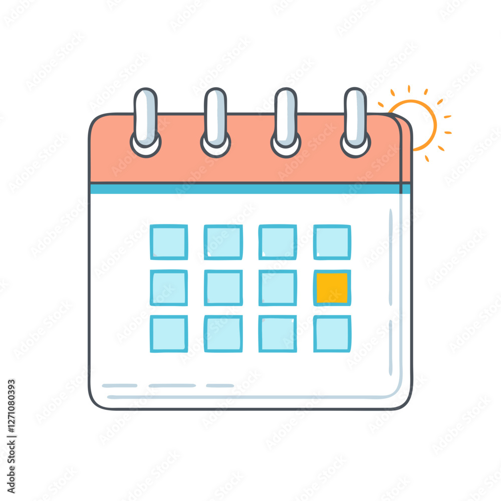 calendar icon, calendar vector illustration-simple illustration of calendar, perfect for calendar logos and icons calendar icon, calendar vector illustration-simple illustration of calendar, perfect for calendar logos and icons