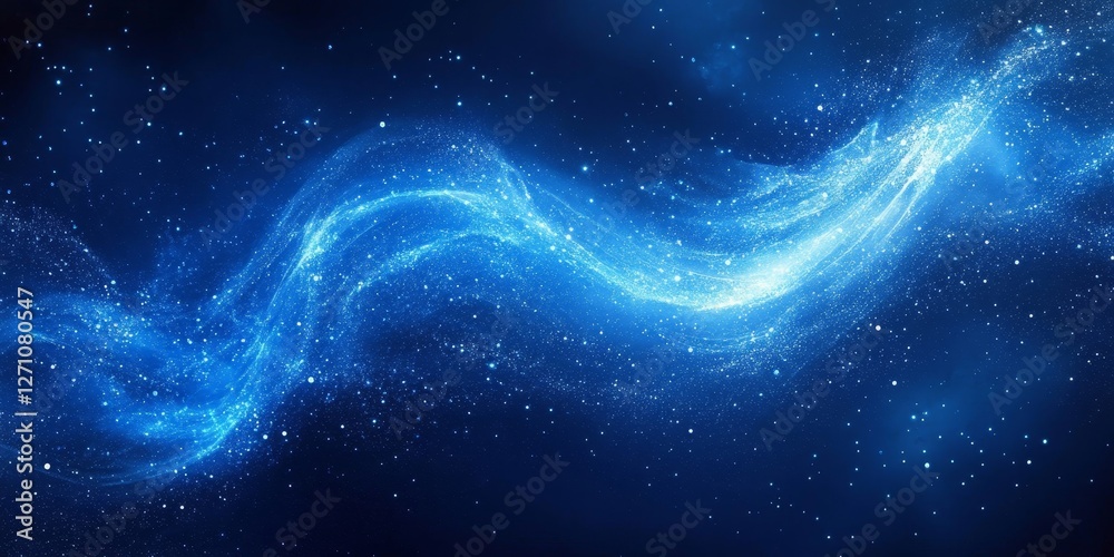 Abstract Technology Blue Background, Generative AI Abstract Technology Blue Background, Generative AI