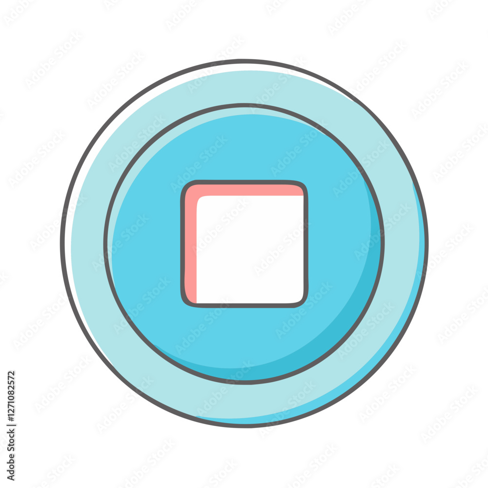 stop button icon, stop button vector illustration-simple illustration of stop button, perfect for stop button logos and icons stop button icon, stop button vector illustration-simple illustration of stop button, perfect for stop button logos and icons