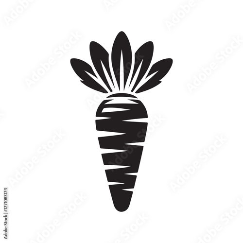 vector illustration of a vector illustration of a carrot
