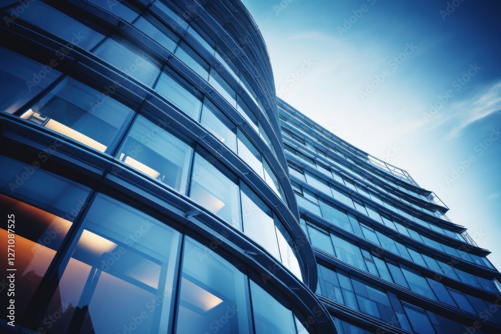 Fototapeta premium Law firm building architecture city headquarters.