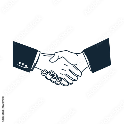 A firm handshake symbolizes a successful agreement