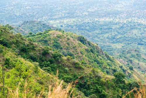 Impression of the steep walls of the african rift vally in Kenya