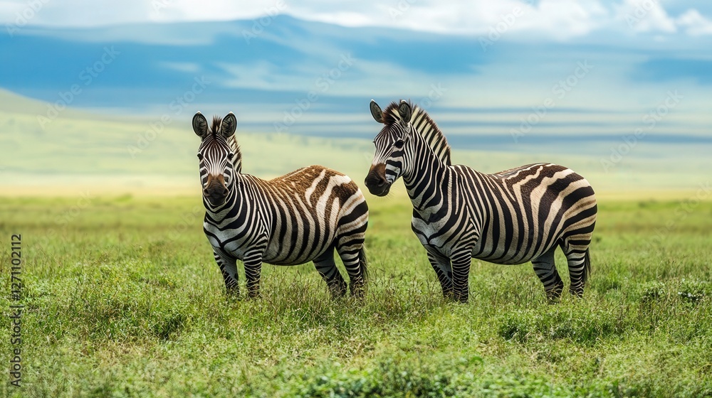 The Ngorongoro Crater lush caldera is home to diverse wildlife and dramatic landscapes The Ngorongoro Crater lush caldera is home to diverse wildlife and dramatic landscapes