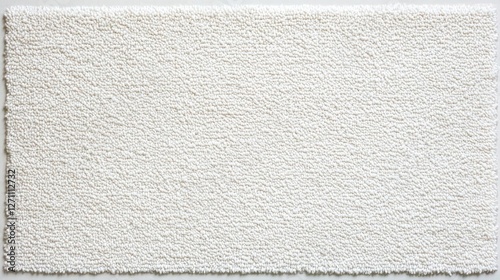 White Textured Bath Mat, Close Up