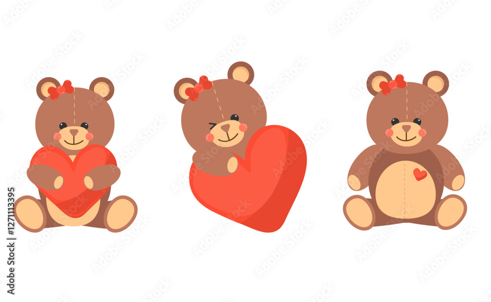 teddy bears set