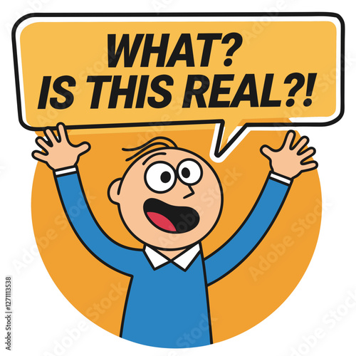 "What? Is It Real?" disbelief icon