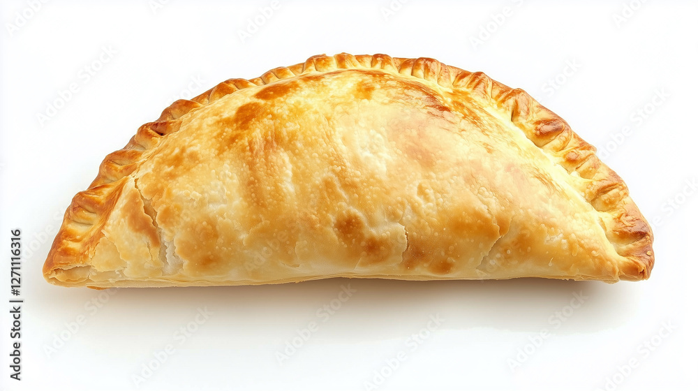 Calzone isolated on white background Calzone isolated on white background