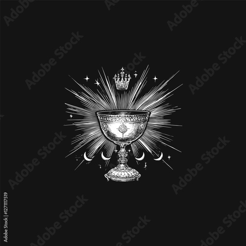 holy grail design vector template illustration