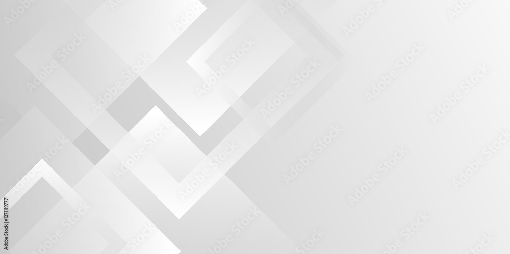 Fototapeta premium Abstract gray modern background with grey on light silver modern design. Geometric textured White light background abstract design. for banner, poster. Minimal Style. Can be used for business, wall. 