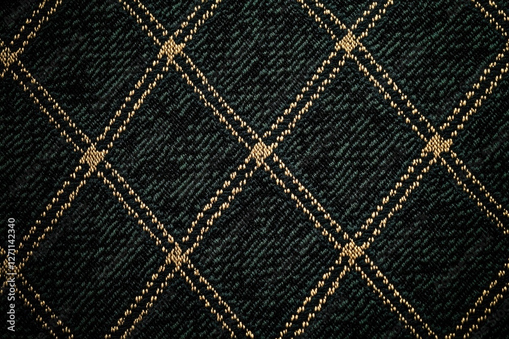 Fototapeta premium Luxurious diamond pattern on a dark background, perfect for interior design or fashion branding