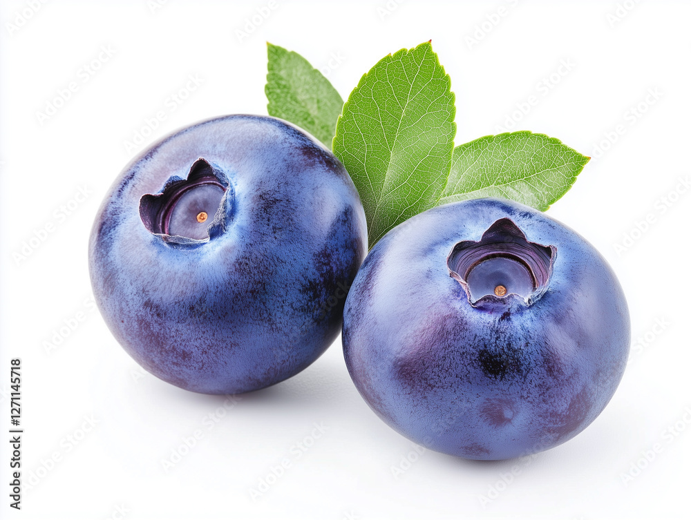 Obraz premium blueberries isolated on white