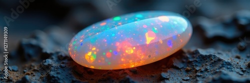 Halbedelstein aus Opal in verschiedenen Farbt?nen und Mustern, opals, halbedelsteine, farbenfarbig