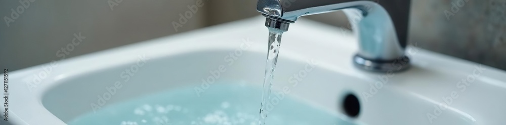 Water leaking from a faucet onto white sink surface, fluid, waterflow, faucet Water leaking from a faucet onto white sink surface, fluid, waterflow, faucet
